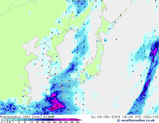  (6h) ECMWF  09.06.2024 00 UTC