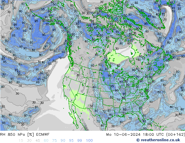 RV 850 hPa ECMWF ma 10.06.2024 18 UTC