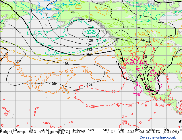 Z500/Rain (+SLP)/Z850 ECMWF  04.06.2024 06 UTC