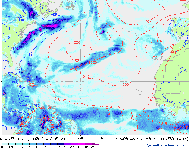 opad (12h) ECMWF pt. 07.06.2024 12 UTC