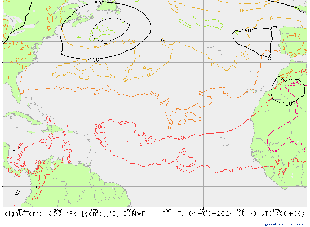 Z500/Rain (+SLP)/Z850 ECMWF Tu 04.06.2024 06 UTC