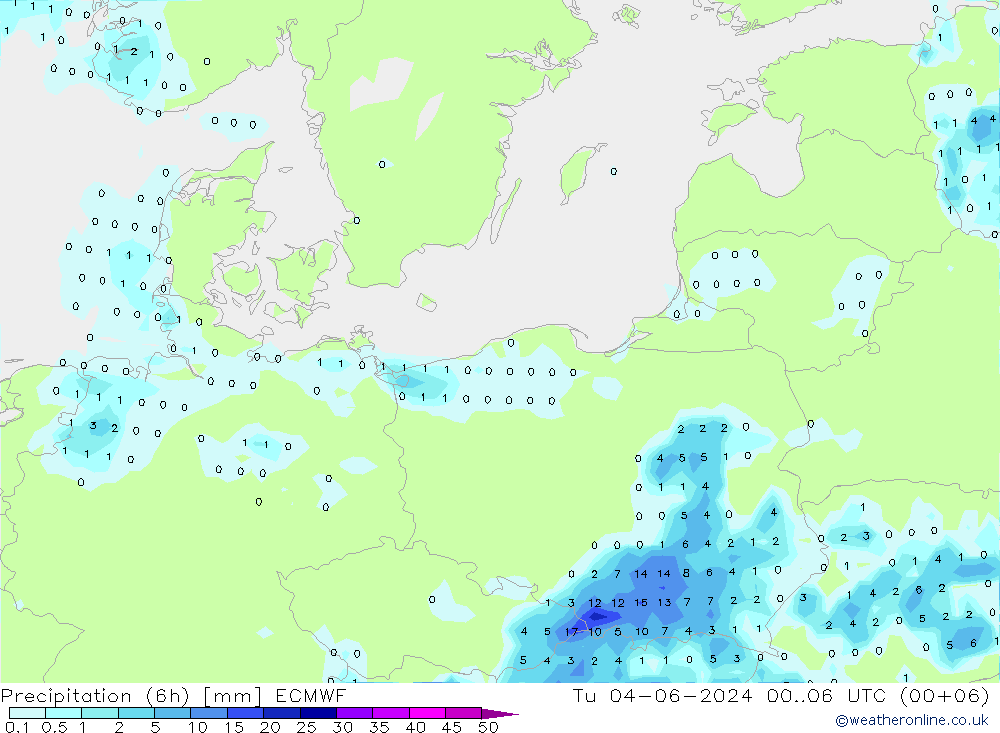 Z500/Rain (+SLP)/Z850 ECMWF mar 04.06.2024 06 UTC