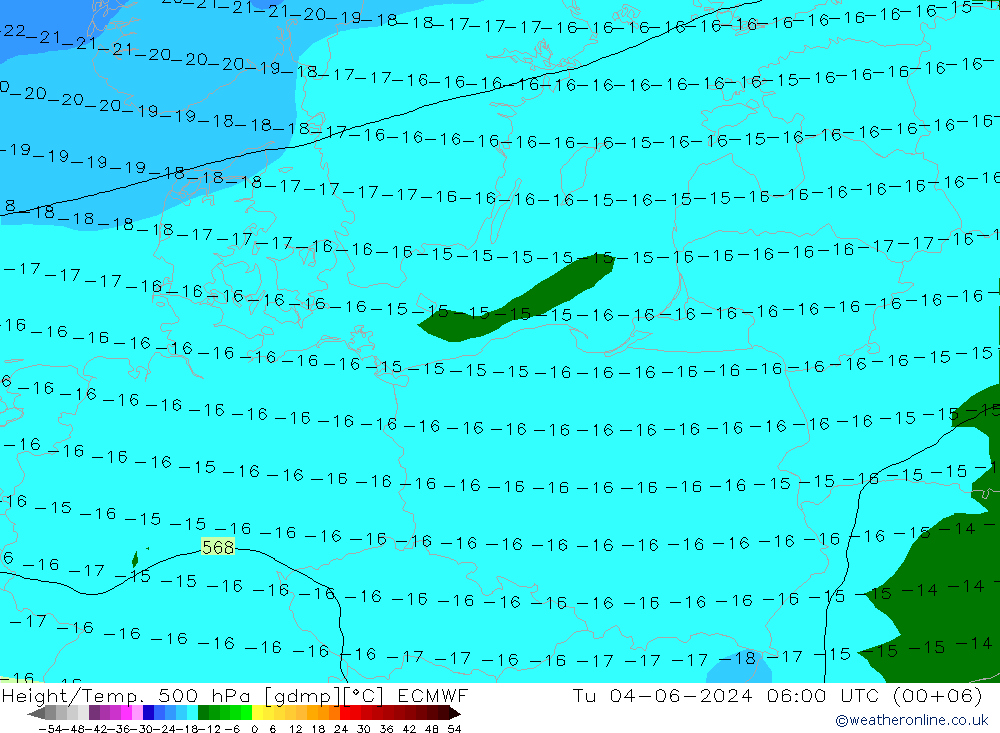 Z500/Rain (+SLP)/Z850 ECMWF mar 04.06.2024 06 UTC