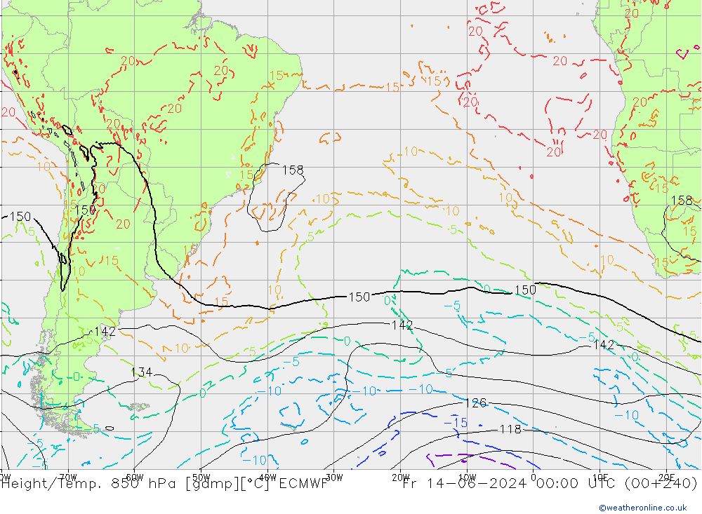 Z500/Rain (+SLP)/Z850 ECMWF pt. 14.06.2024 00 UTC