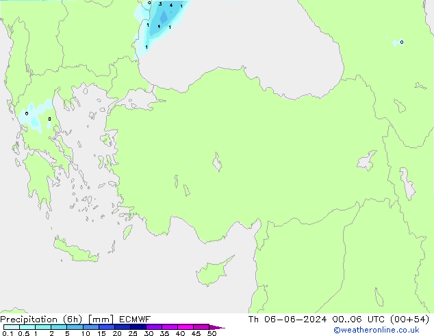 Z500/Rain (+SLP)/Z850 ECMWF Qui 06.06.2024 06 UTC