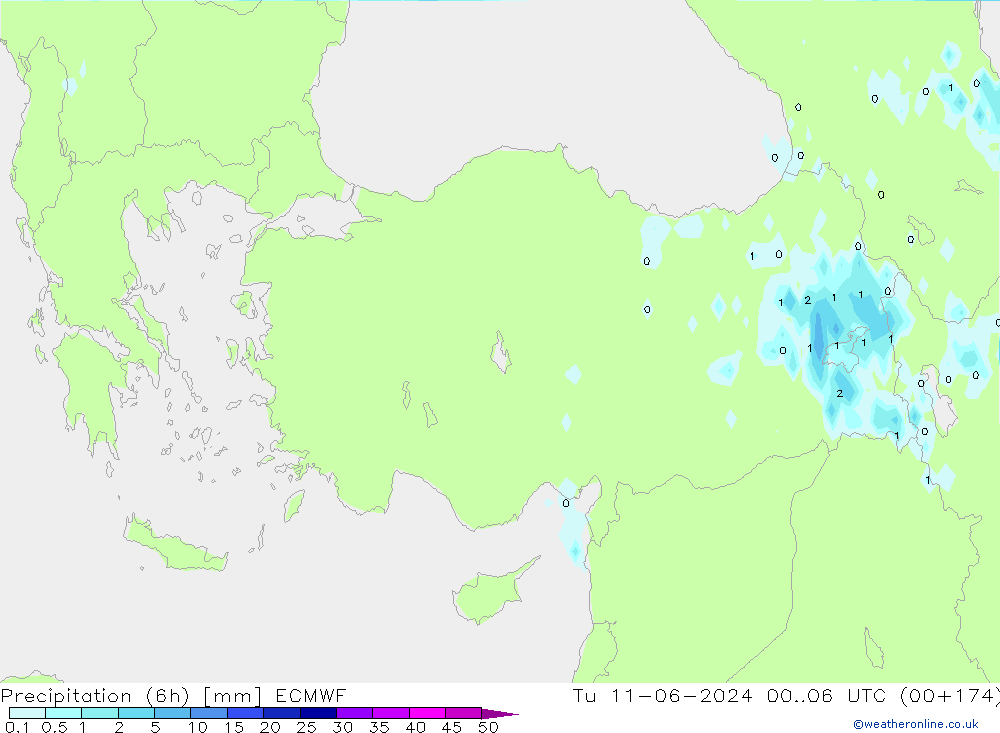 Z500/Rain (+SLP)/Z850 ECMWF Tu 11.06.2024 06 UTC