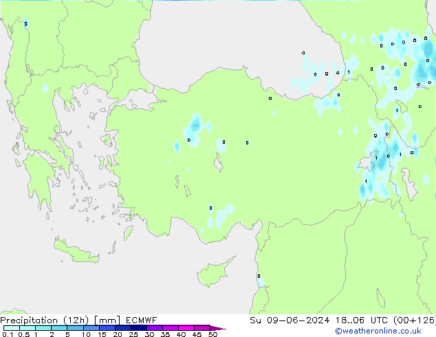 opad (12h) ECMWF nie. 09.06.2024 06 UTC