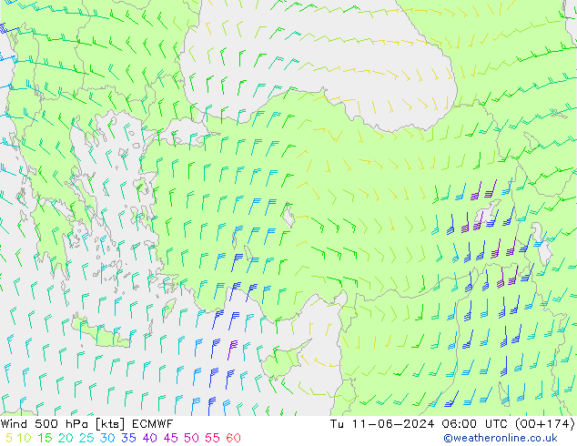  500 hPa ECMWF  11.06.2024 06 UTC