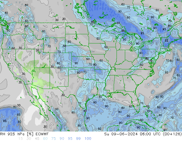 RV 925 hPa ECMWF zo 09.06.2024 06 UTC