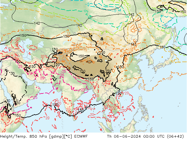 Z500/Regen(+SLP)/Z850 ECMWF do 06.06.2024 00 UTC