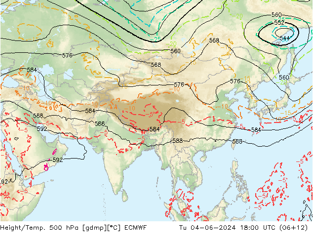 Z500/Rain (+SLP)/Z850 ECMWF mar 04.06.2024 18 UTC