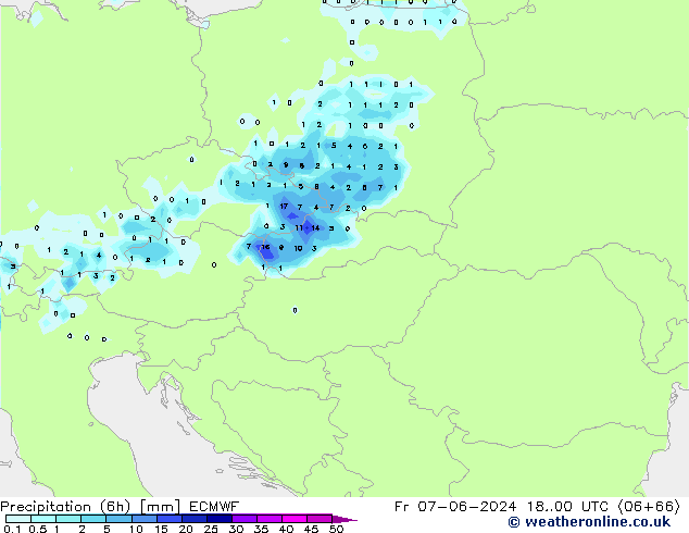 Z500/Rain (+SLP)/Z850 ECMWF Sex 07.06.2024 00 UTC