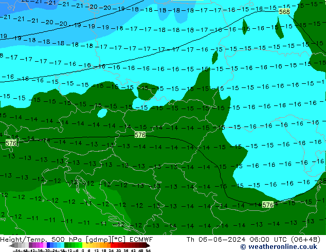 Z500/Rain (+SLP)/Z850 ECMWF Qui 06.06.2024 06 UTC