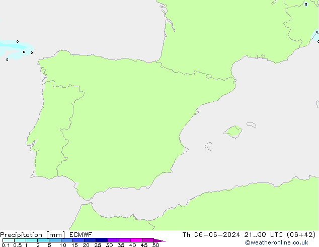 Yağış ECMWF Per 06.06.2024 00 UTC