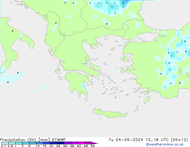 Z500/Yağmur (+YB)/Z850 ECMWF Sa 04.06.2024 18 UTC