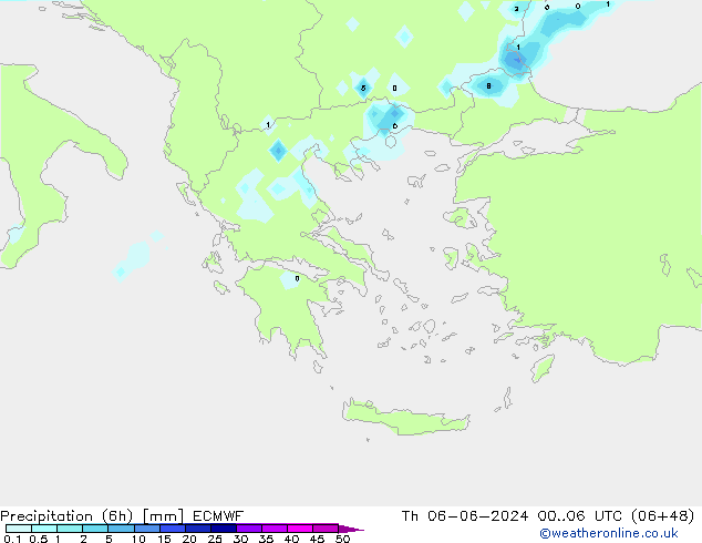 Z500/Regen(+SLP)/Z850 ECMWF do 06.06.2024 06 UTC