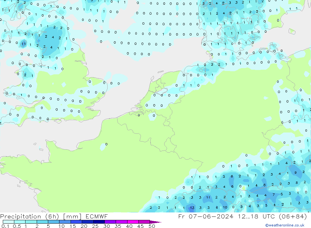 Z500/Rain (+SLP)/Z850 ECMWF  07.06.2024 18 UTC