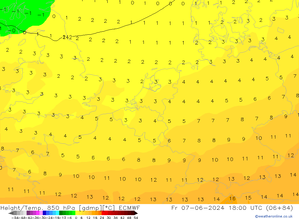 Z500/Rain (+SLP)/Z850 ECMWF  07.06.2024 18 UTC