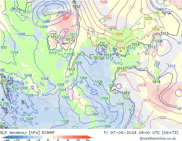 tendencja ECMWF pt. 07.06.2024 06 UTC