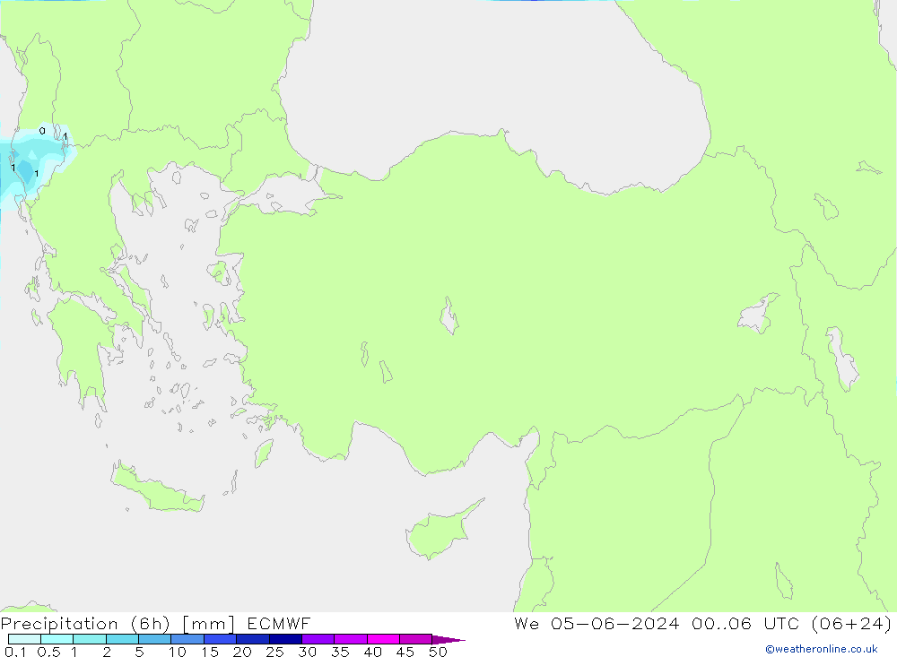 Z500/Rain (+SLP)/Z850 ECMWF Mi 05.06.2024 06 UTC