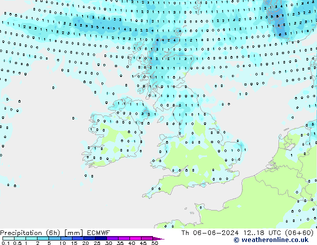 Z500/Rain (+SLP)/Z850 ECMWF Th 06.06.2024 18 UTC