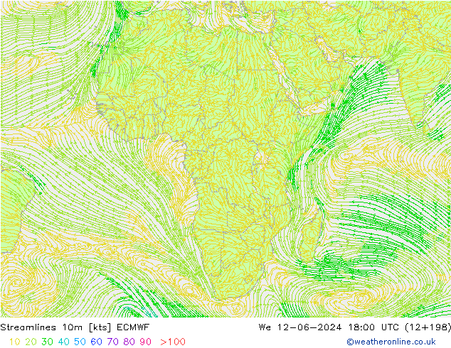 ветер 10m ECMWF ср 12.06.2024 18 UTC