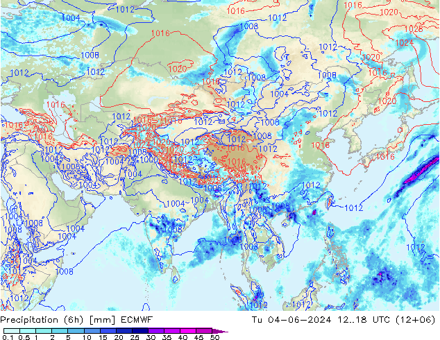 Z500/Rain (+SLP)/Z850 ECMWF mar 04.06.2024 18 UTC