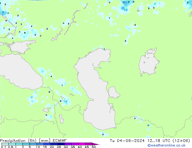 Z500/Rain (+SLP)/Z850 ECMWF Út 04.06.2024 18 UTC