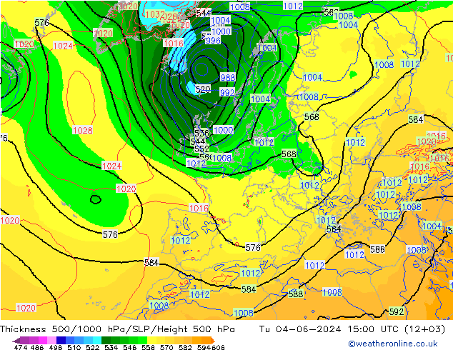 Thck 500-1000hPa ECMWF mar 04.06.2024 15 UTC