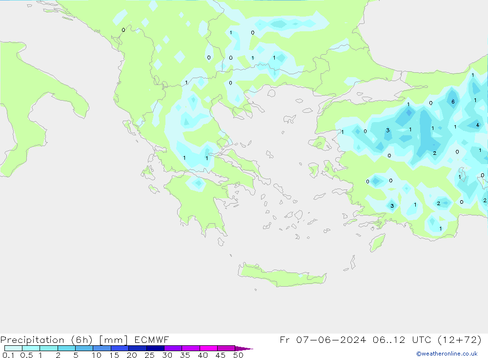 Z500/Rain (+SLP)/Z850 ECMWF pt. 07.06.2024 12 UTC