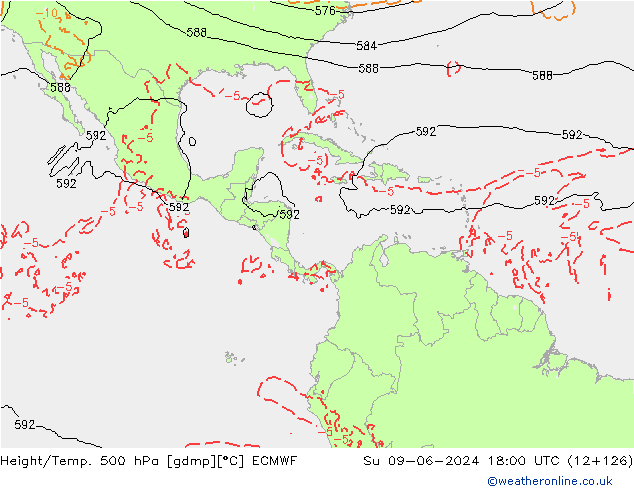 Z500/Rain (+SLP)/Z850 ECMWF Ne 09.06.2024 18 UTC