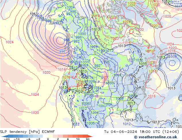 变压 ECMWF 星期二 04.06.2024 18 UTC