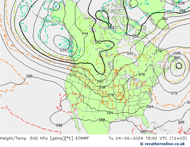 Height/Temp. 500 hPa ECMWF mar 04.06.2024 15 UTC