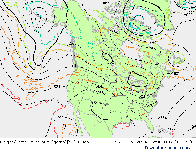 Z500/Rain (+SLP)/Z850 ECMWF pt. 07.06.2024 12 UTC