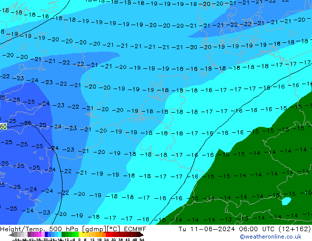 Z500/Rain (+SLP)/Z850 ECMWF mar 11.06.2024 06 UTC