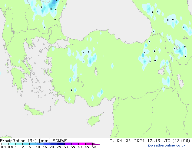 Z500/Yağmur (+YB)/Z850 ECMWF Sa 04.06.2024 18 UTC