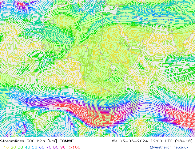  300 hPa ECMWF  05.06.2024 12 UTC