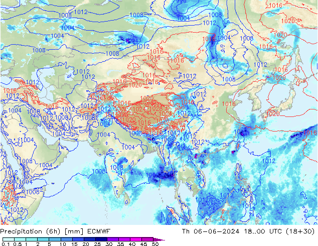 Z500/Regen(+SLP)/Z850 ECMWF do 06.06.2024 00 UTC