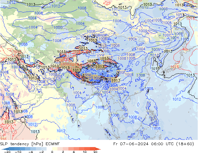 tendencja ECMWF pt. 07.06.2024 06 UTC