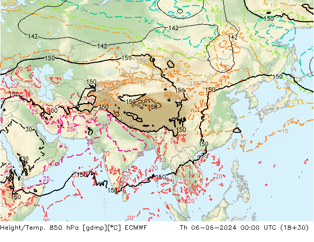 Z500/Regen(+SLP)/Z850 ECMWF do 06.06.2024 00 UTC