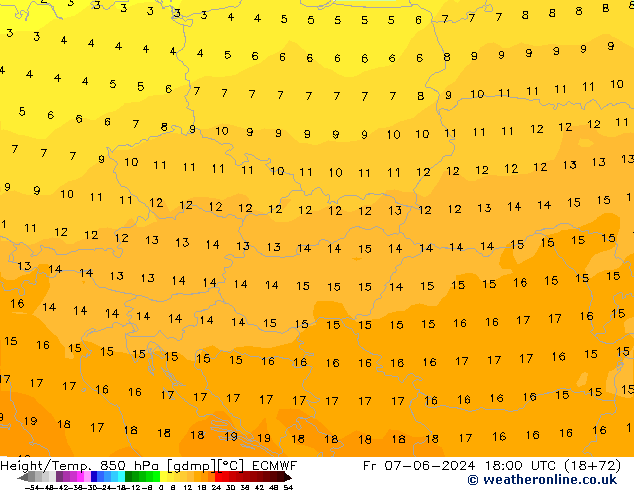 Z500/Rain (+SLP)/Z850 ECMWF pt. 07.06.2024 18 UTC