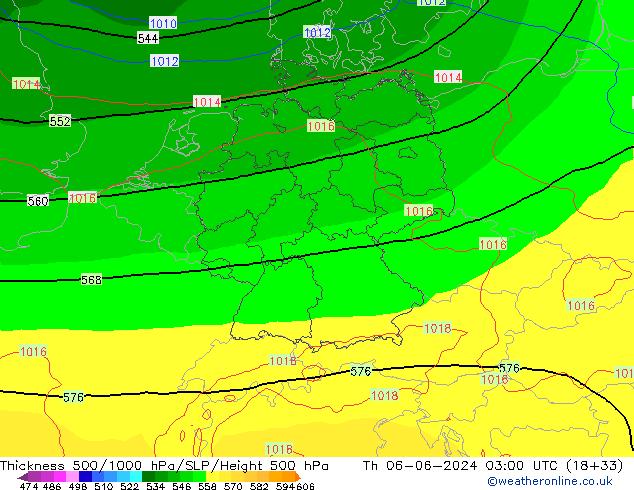 Thck 500-1000гПа ECMWF чт 06.06.2024 03 UTC