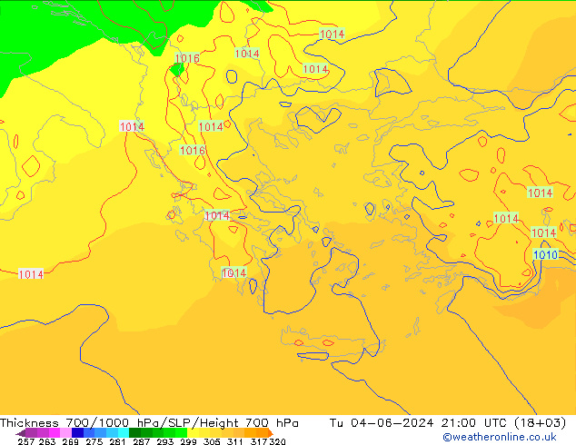 Thck 700-1000 hPa ECMWF  04.06.2024 21 UTC