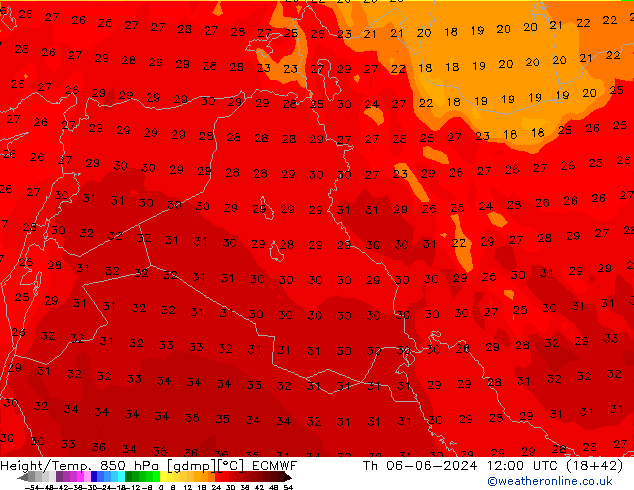 Z500/Regen(+SLP)/Z850 ECMWF do 06.06.2024 12 UTC