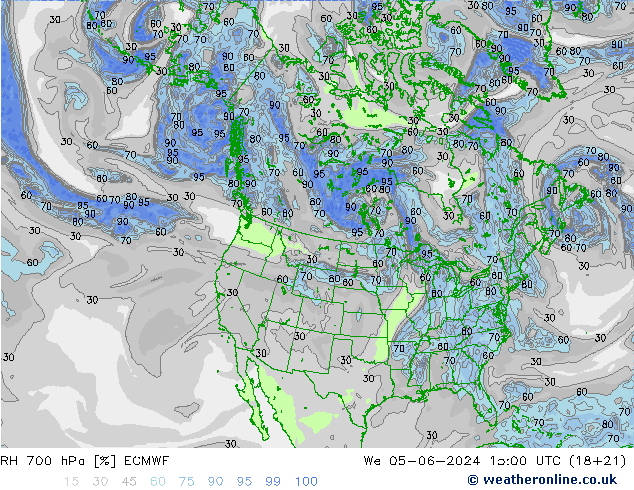 RH 700 hPa ECMWF St 05.06.2024 15 UTC