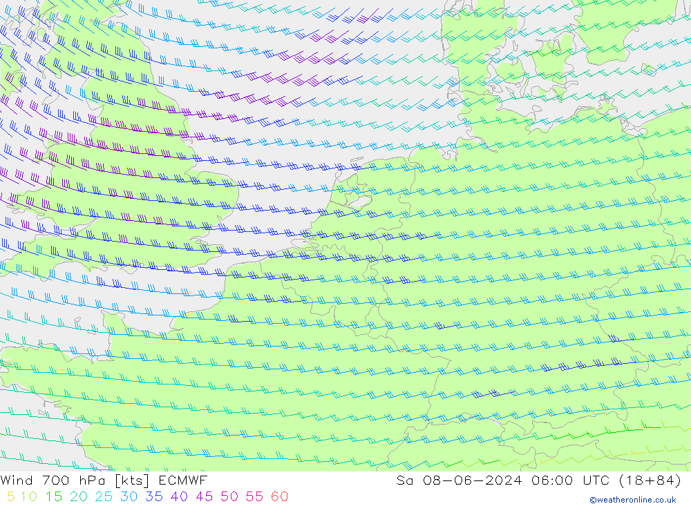  700 hPa ECMWF  08.06.2024 06 UTC