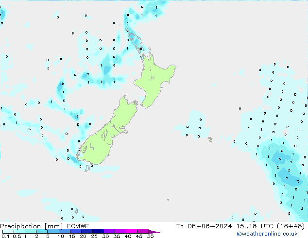 Neerslag ECMWF do 06.06.2024 18 UTC