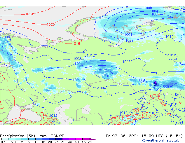 opad (6h) ECMWF pt. 07.06.2024 00 UTC