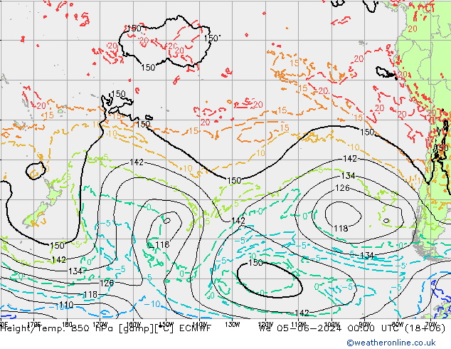 Z500/Rain (+SLP)/Z850 ECMWF śro. 05.06.2024 00 UTC