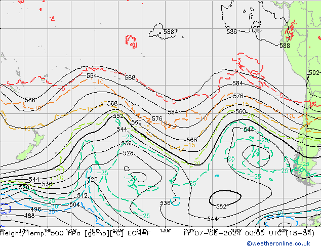 Z500/Rain (+SLP)/Z850 ECMWF Fr 07.06.2024 00 UTC